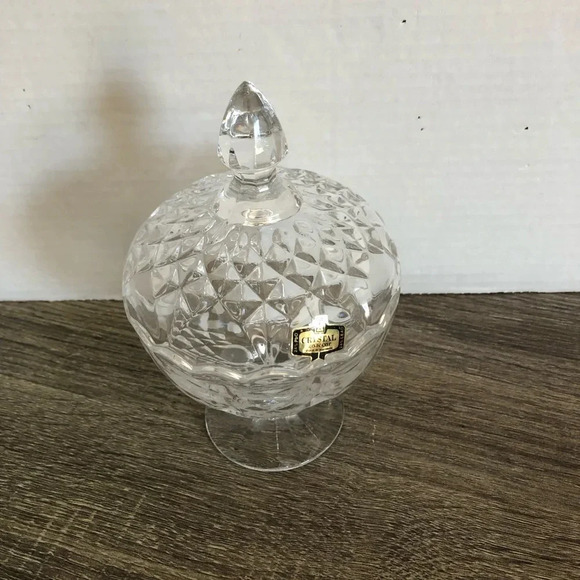 Vtg Zajecar Crystal Candy  Dish - Picture 1 of 10